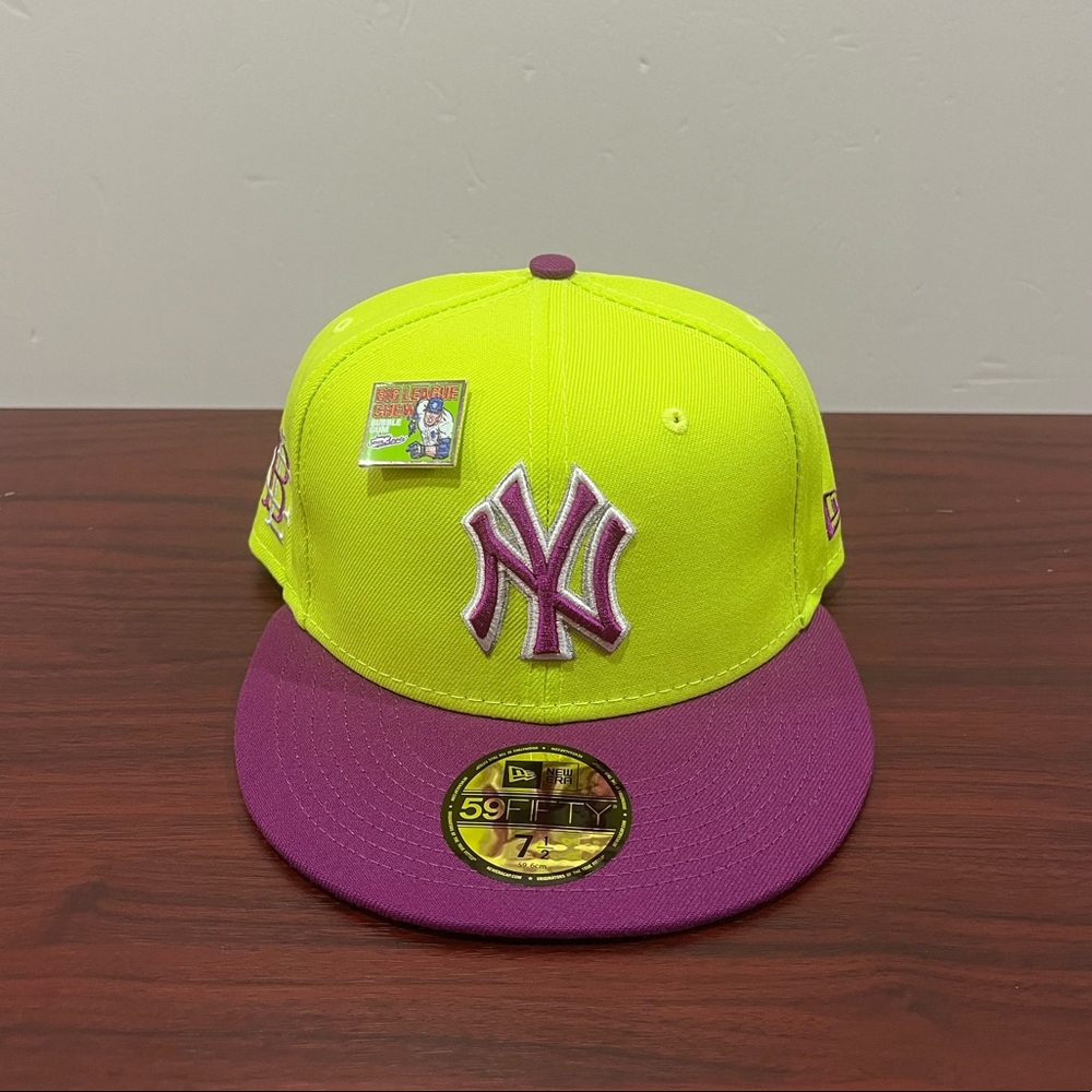 New Era x Big League Chew, 59Fifty Fitted Hat, New York Yankees, Sour Apple